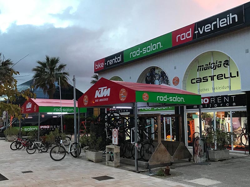 Radsalon Pro Rent Mallorca - Vermietstation Playa de Muro Radsalon Pro Rent Mallorca - Vermietstation Playa de Muro