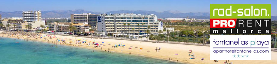 Rennrad mieten im Hotel Fontellas in Playa de Palma by Radsalon Pro Rent Mallorca